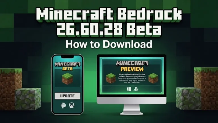 Minecraft Bedrock 26.60.28 Beta download
