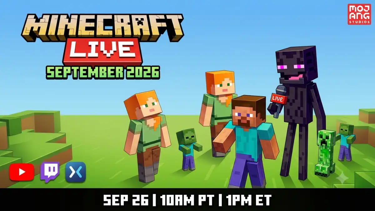 Minecraft Live September 2026 Date, Time and How to Watch